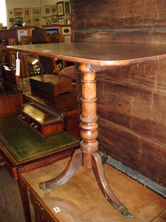 Regency mahogany tilt-top occasional table